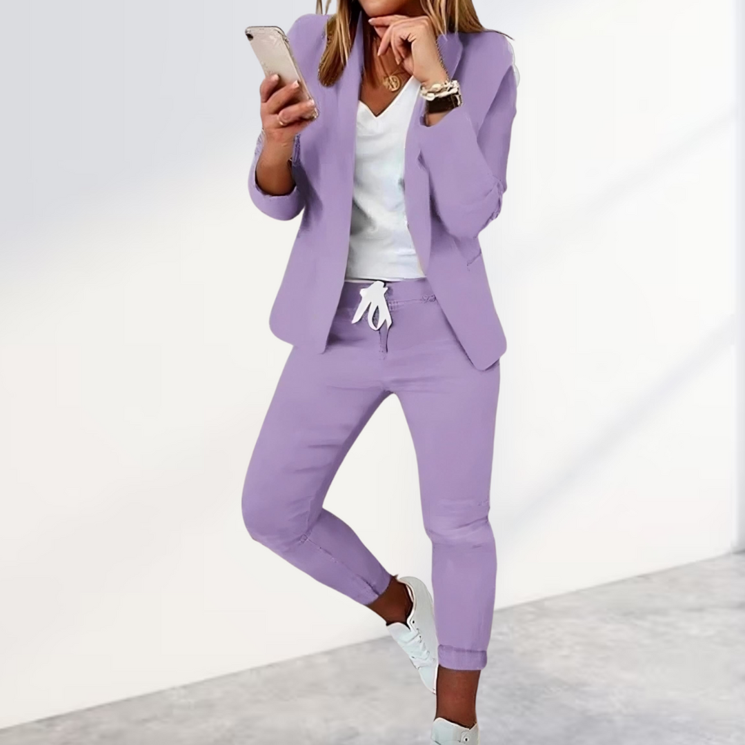 Sophia | Stylish Blazer And Pants Set