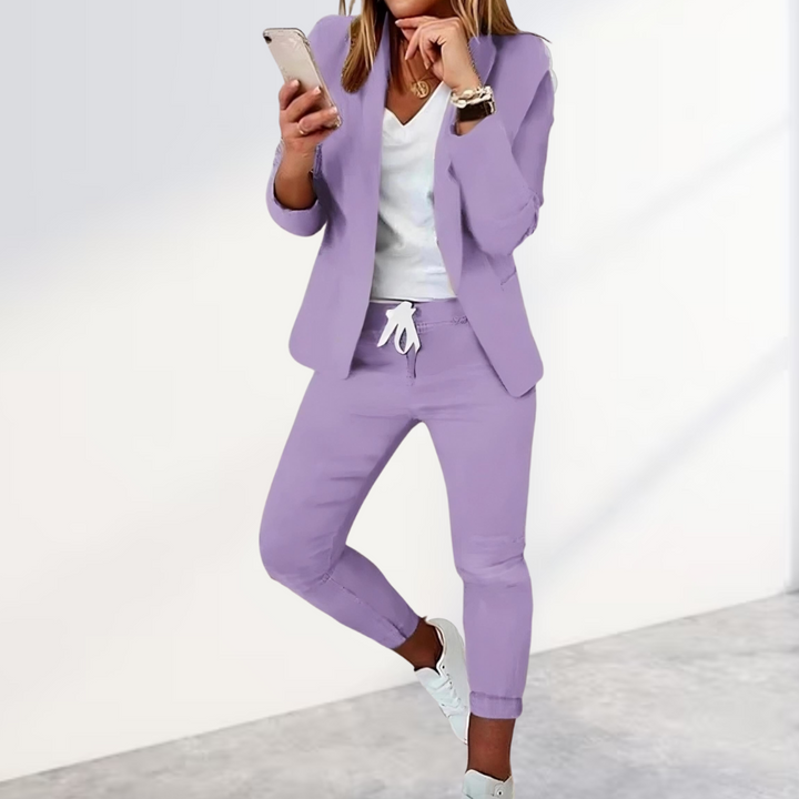 Sophia | Stylish Blazer And Pants Set