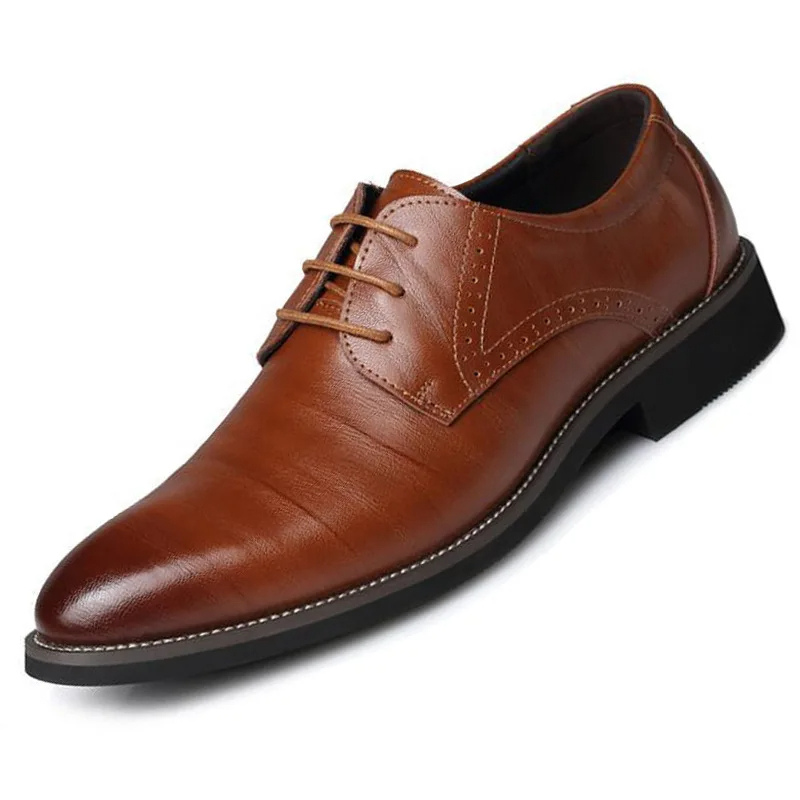 Oliver | Refined Vegan Leather Lace-Up Oxford Shoes for Men