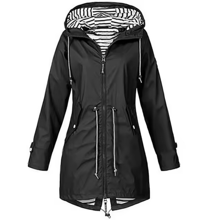 Lily | Water-Resistant Hooded Coat