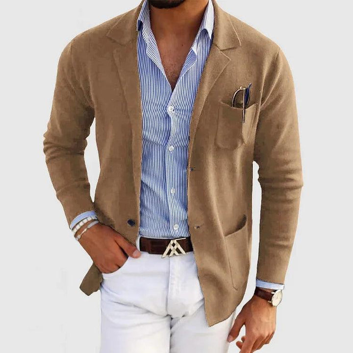 Julian | Single-Breasted Soft Men’s Blazer With Notch Lapel