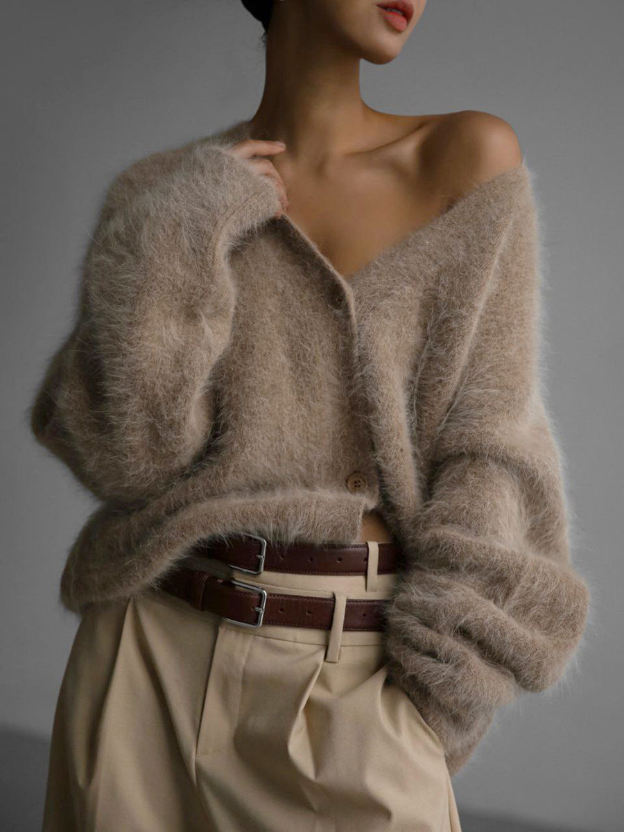 Serena | Refined Fine-Wool Knit Cardigan for Women