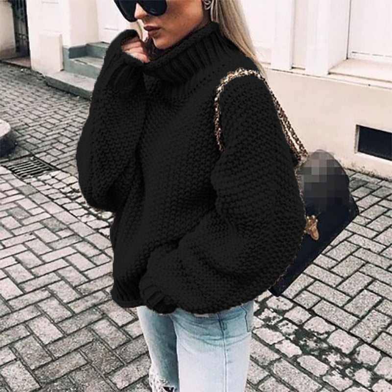 Ava | Women’s Chunky Knit Turtleneck Sweater