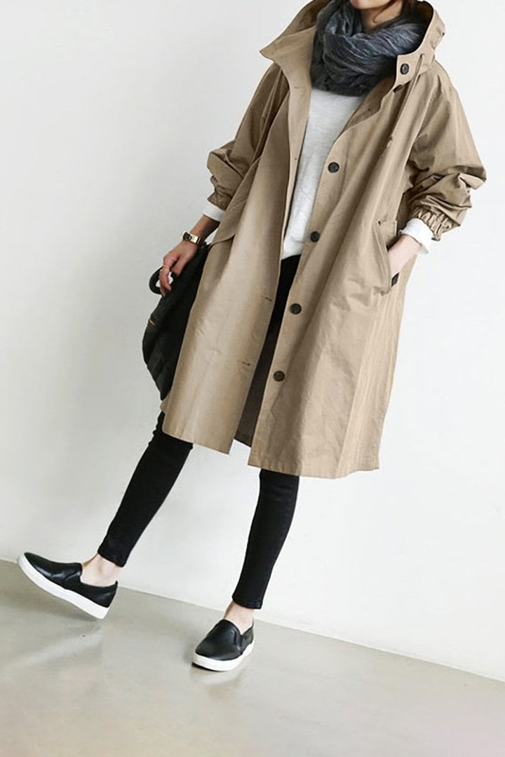 Clara | Women’s Hooded Trench Coat