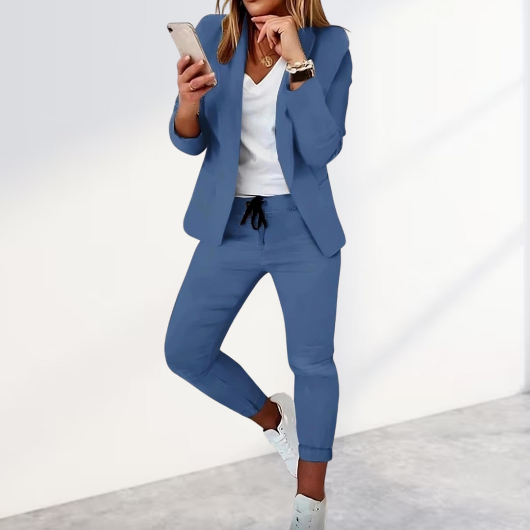 Sophia | Stylish Blazer And Pants Set
