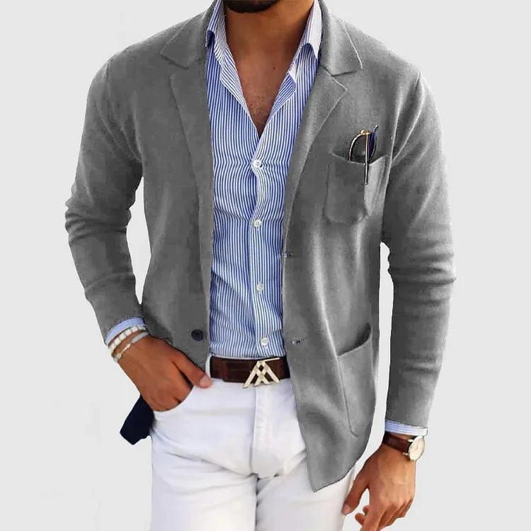 Julian | Single-Breasted Soft Men’s Blazer With Notch Lapel