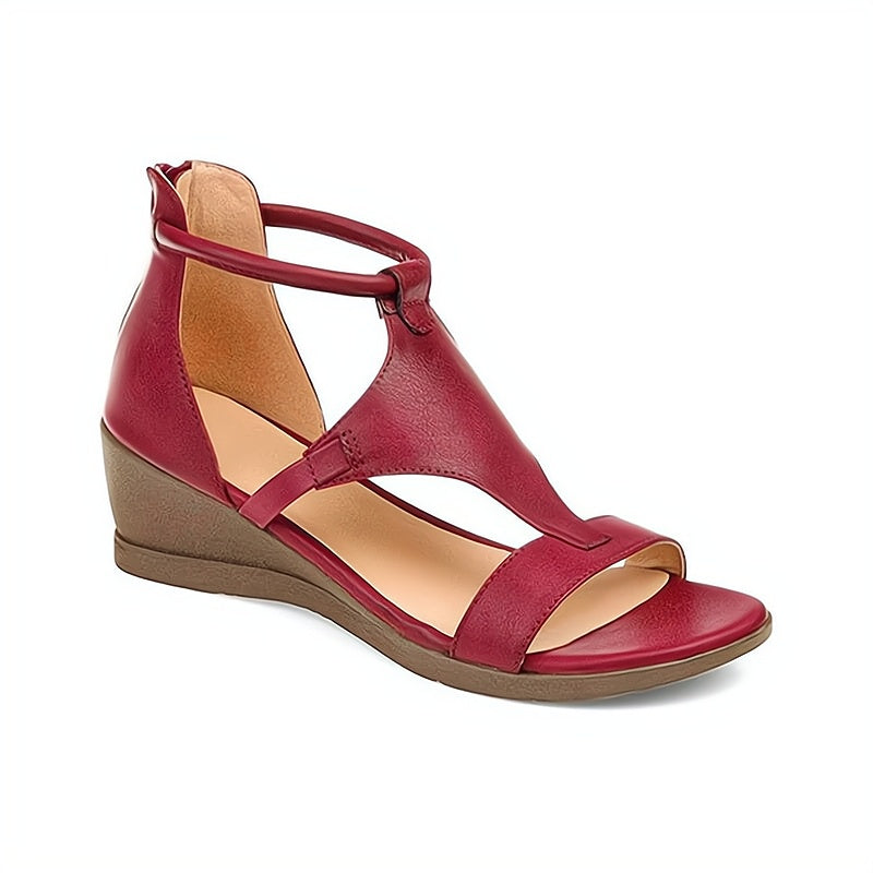 Zoe | Women’s Supportive Wedge Strap Sandals