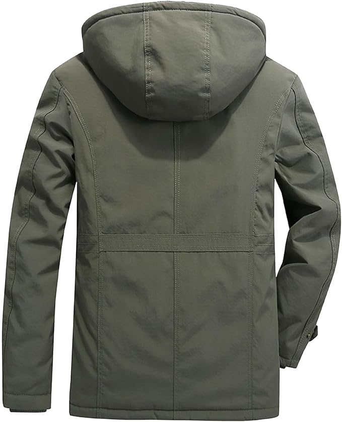 Logan | Heavy-Duty Insulated Hooded Winter Jacket For Men