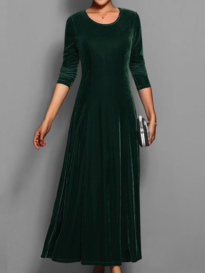Elara | Elegant Long-Sleeve Evening Dress for Women