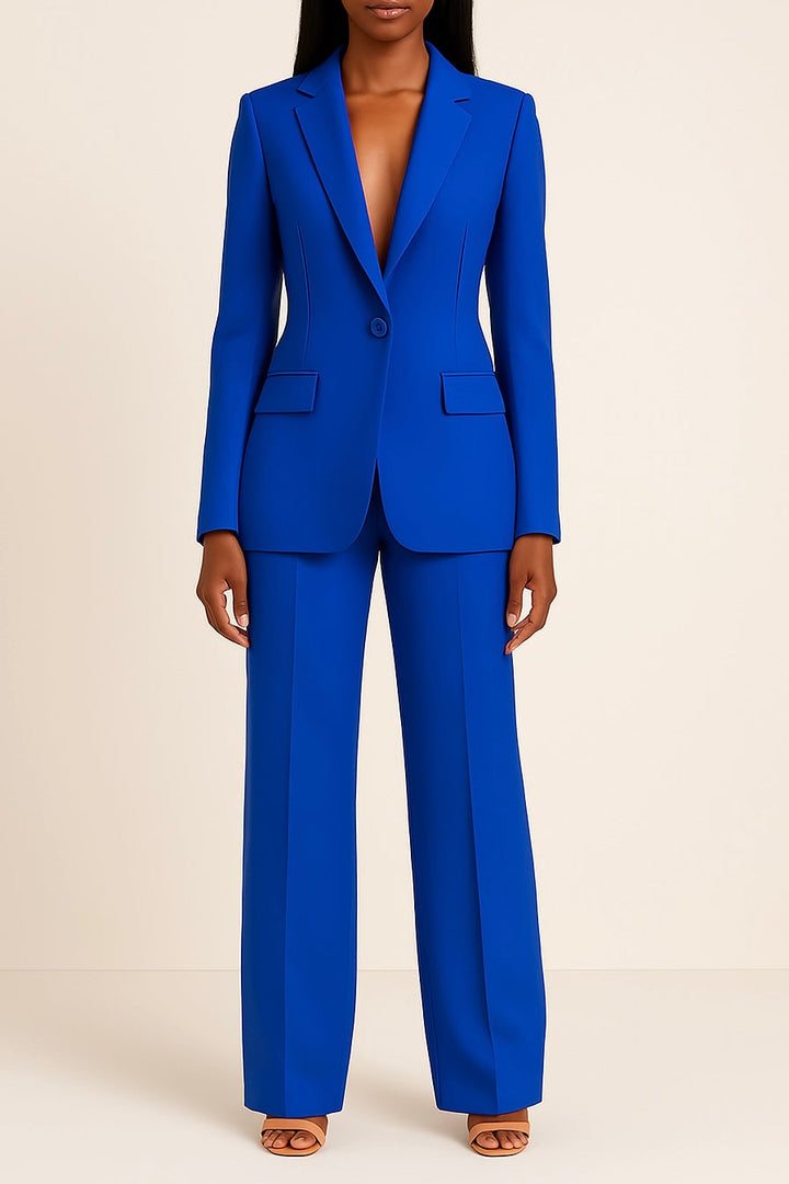 Zara | Elegant Formal Women’s Suit Set With Tailored Long Blazer
