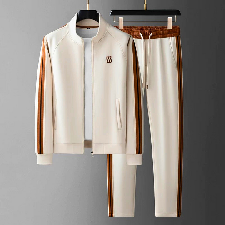Ryan | Premium Striped Two-Piece Men’s Sport Tracksuit Set