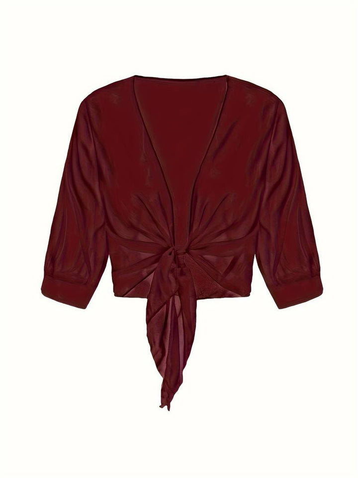 Marielle | Women’s Airy Open-Front Blouse