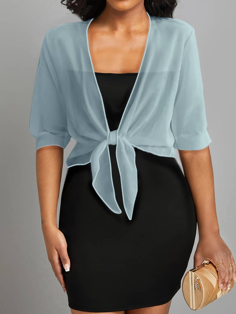 Marielle | Women’s Airy Open-Front Blouse