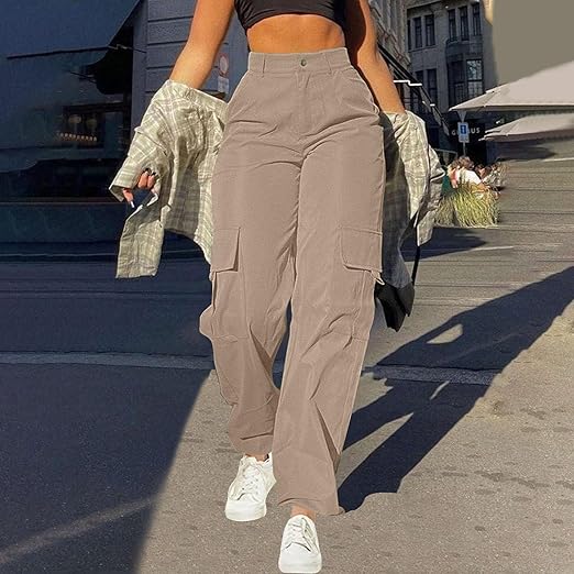 Sophia | High-Waist Utility Cargo Trousers For Women