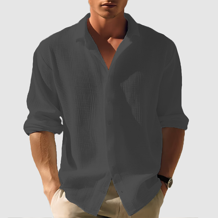 Leo | Men’s Casual Summer Button-Down Shirt