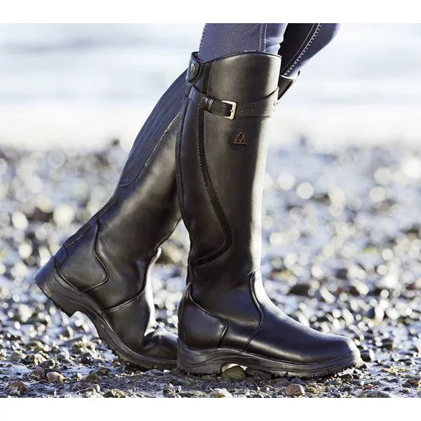Isabella | Knee-High Women’s Boots With Buckle And Rugged Sole