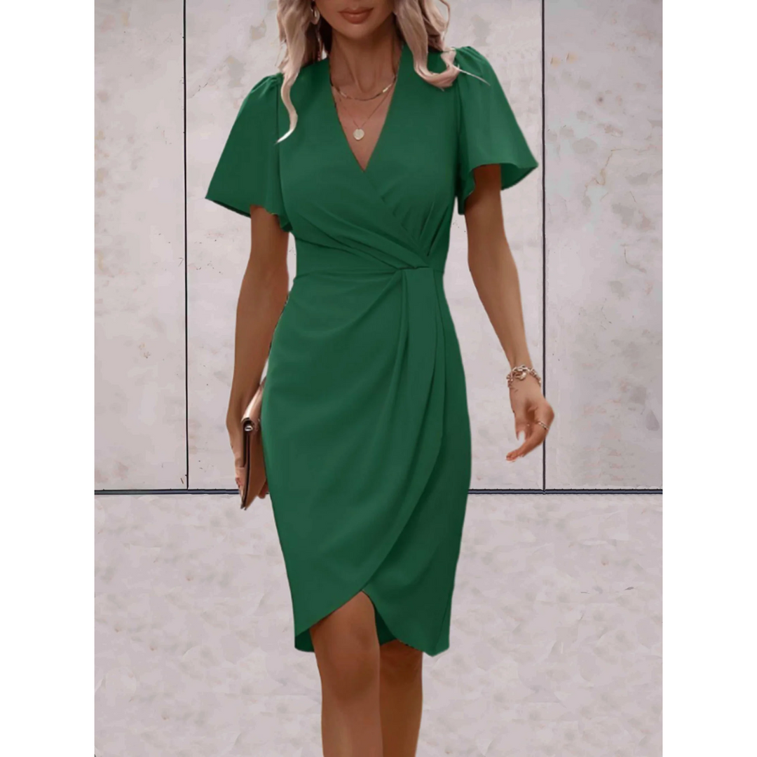 Juliette | Women’s Elegant Wrap Dress for Festive & Chic Occasions