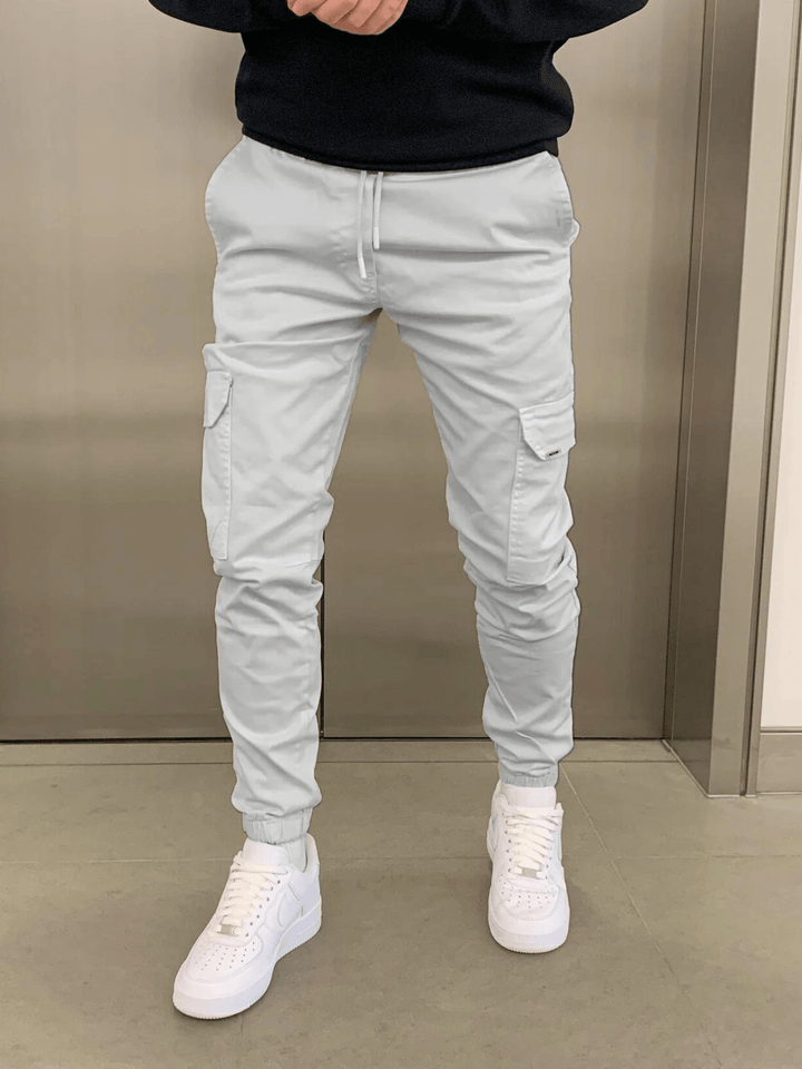 ETHAN | Men’s Tapered Utility Jogger Pants With Adjustable Fit And Storage Pockets