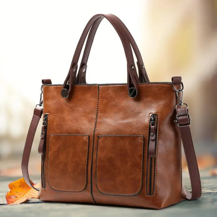 Elise | Timeless Leather Shoulder Bag With Refined Elegance