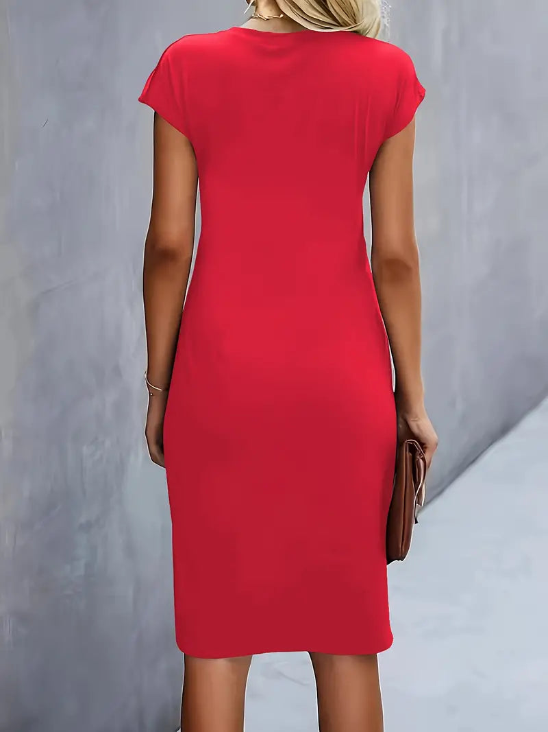 Aria | Timeless Short-Sleeve Bodycon Dress For Women
