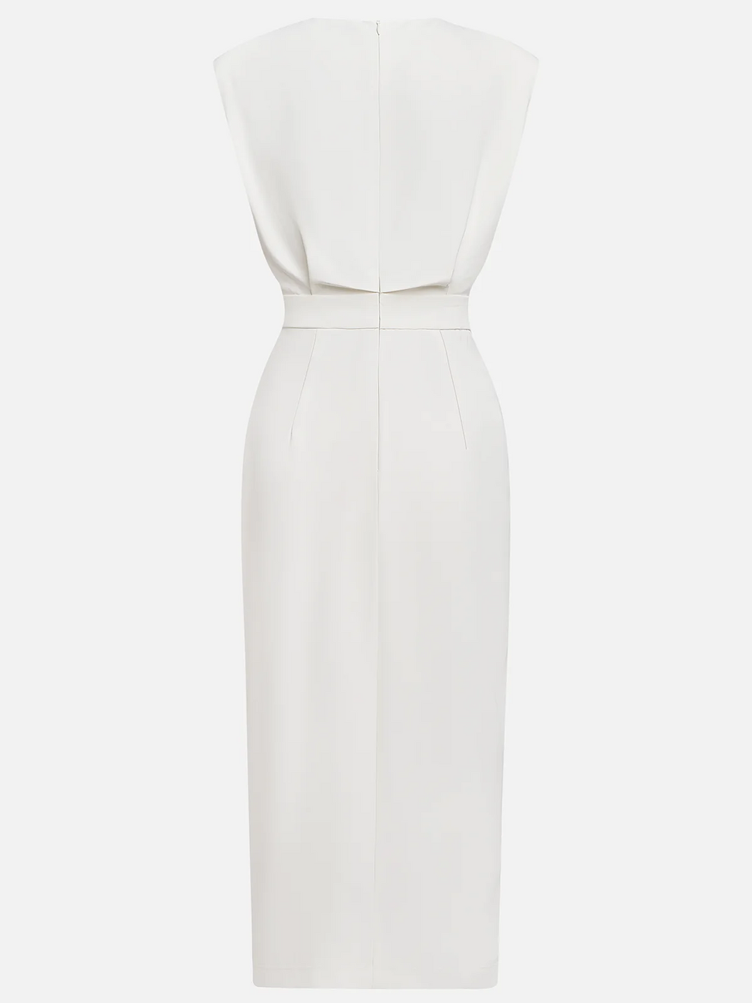 Cordelia | Elegant Sleeveless Side-Button Midi Dress For Women