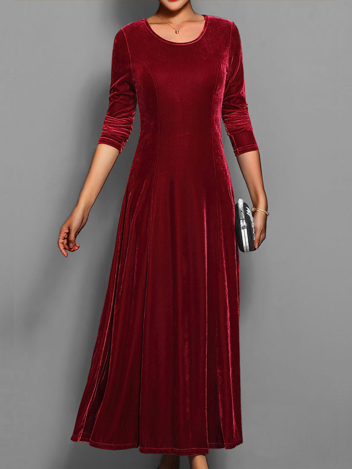 Elara | Elegant Long-Sleeve Evening Dress for Women