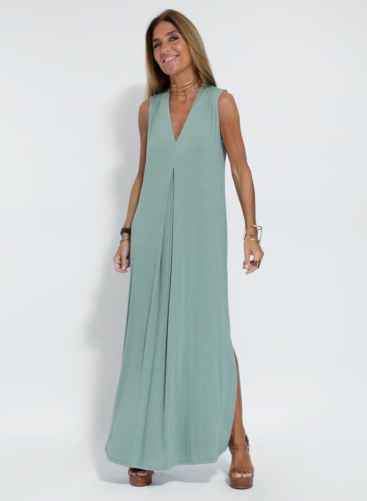 Rosalie | Women’s Long Dress and Vest Two-Piece Set