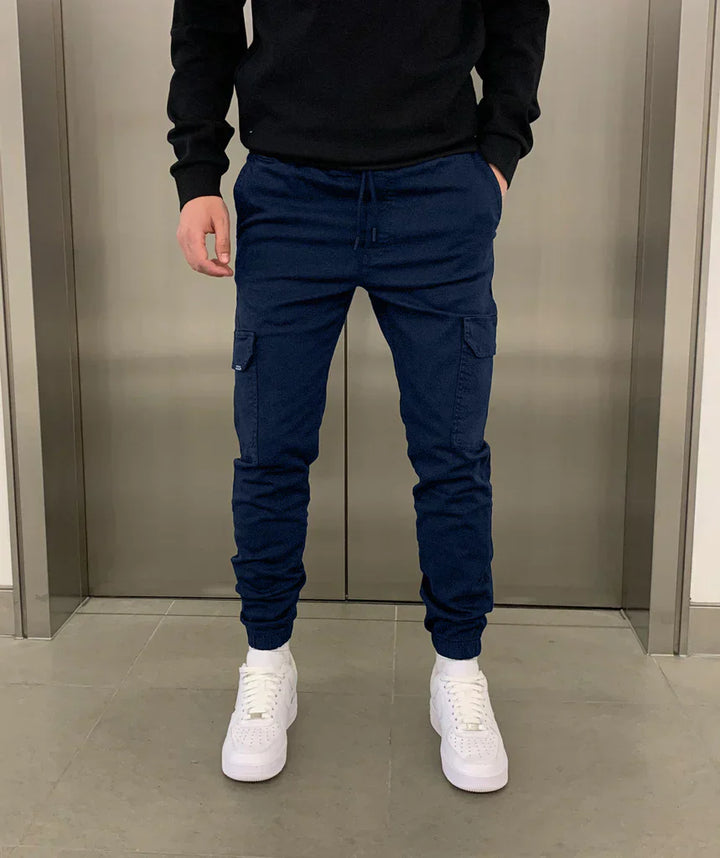 ETHAN | Men’s Tapered Utility Jogger Pants With Adjustable Fit And Storage Pockets