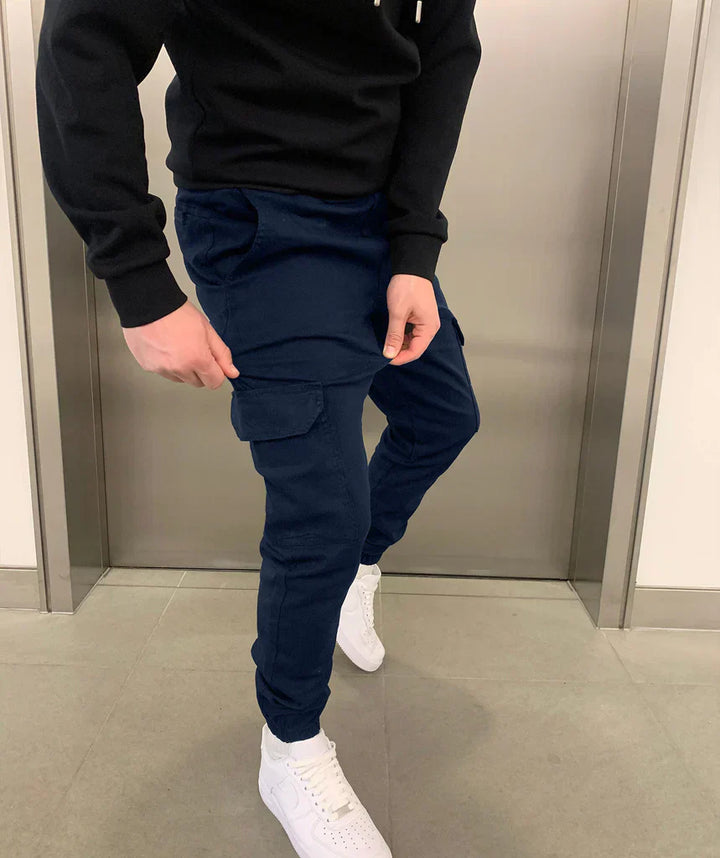 ETHAN | Men’s Tapered Utility Jogger Pants With Adjustable Fit And Storage Pockets