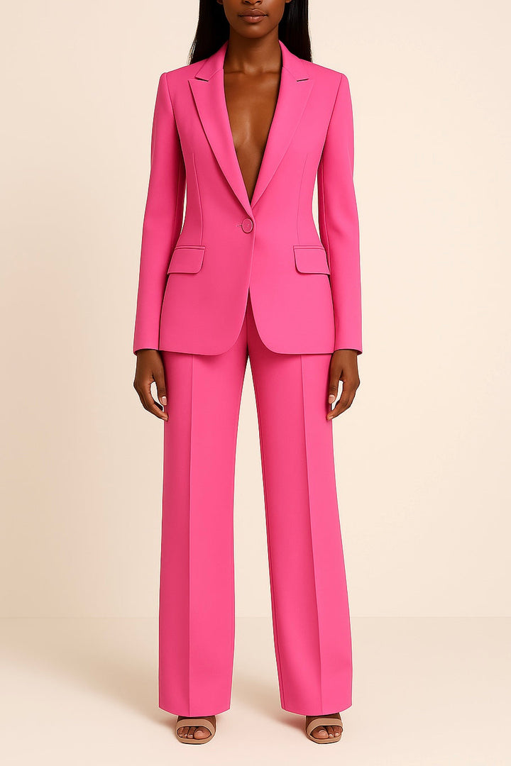 Zara | Elegant Formal Women’s Suit Set With Tailored Long Blazer