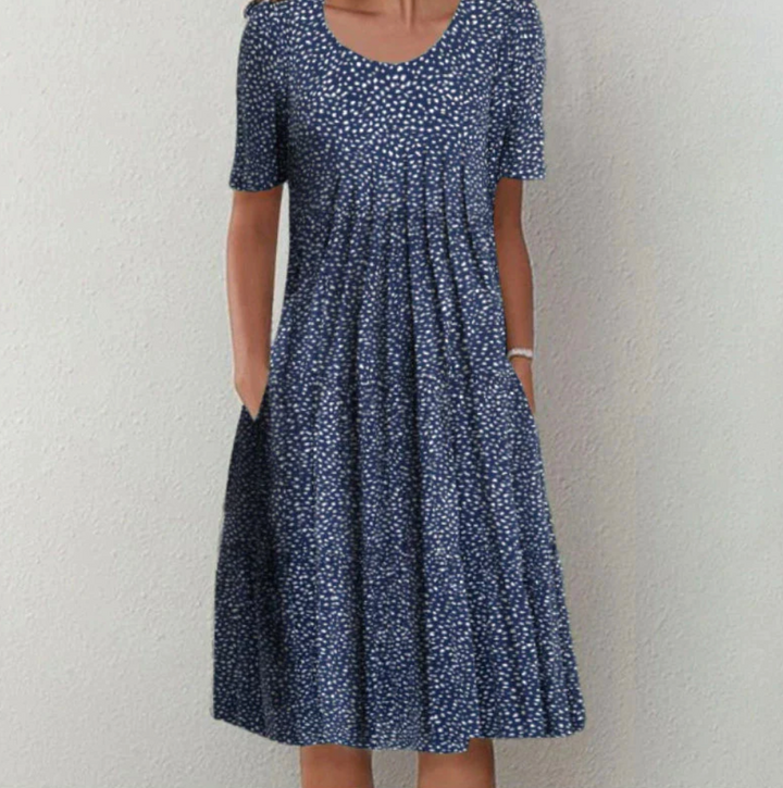 Freya | Women’s Patterned Summer Midi Dress