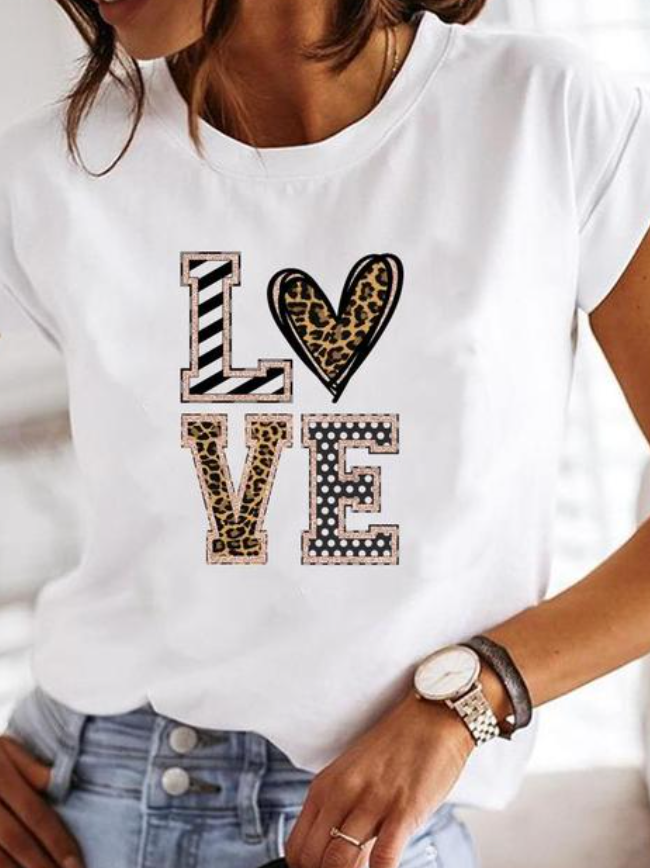 Claire | Women’s Short Sleeve White Summer T-Shirt