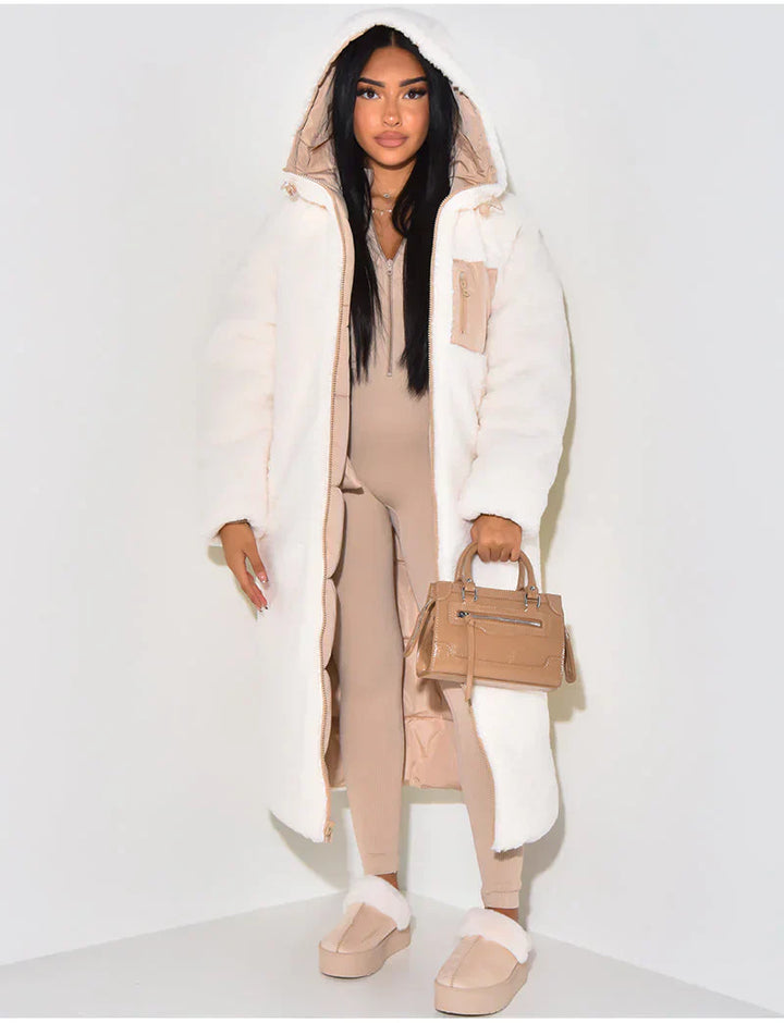 Sophia | Classic Black Insulated Winter Jacket