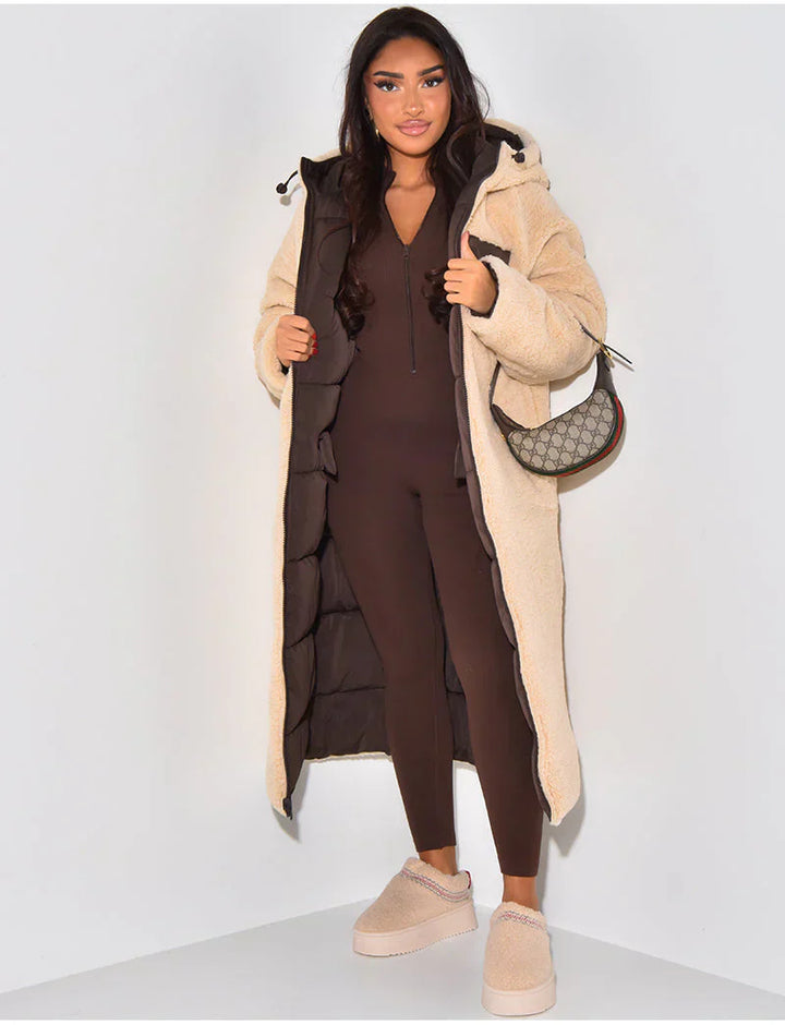 Sophia | Classic Black Insulated Winter Jacket