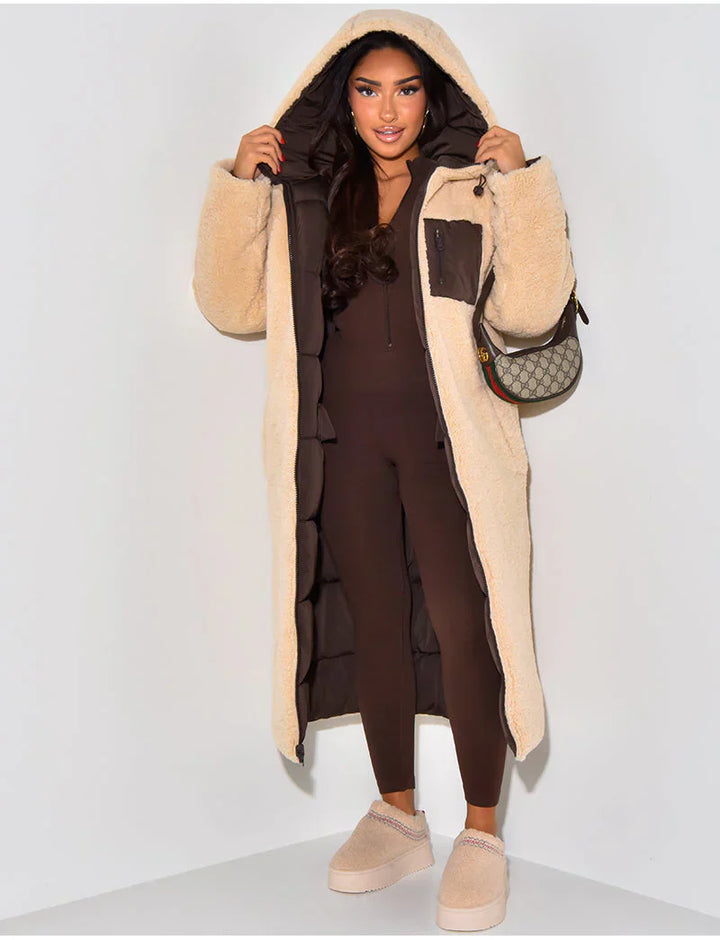 Sophia | Classic Black Insulated Winter Jacket
