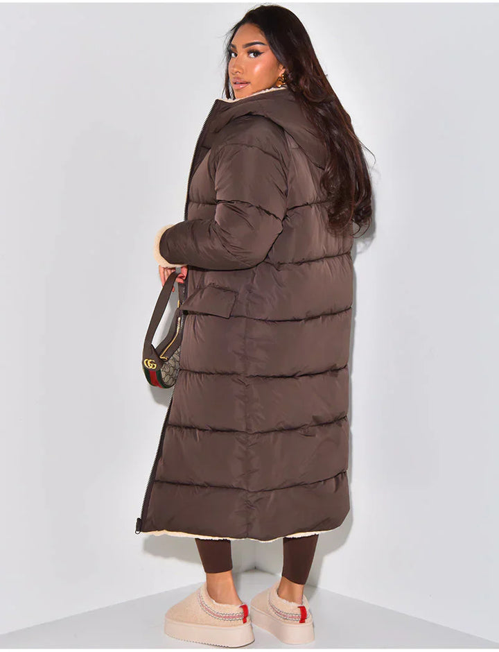 Sophia | Classic Black Insulated Winter Jacket