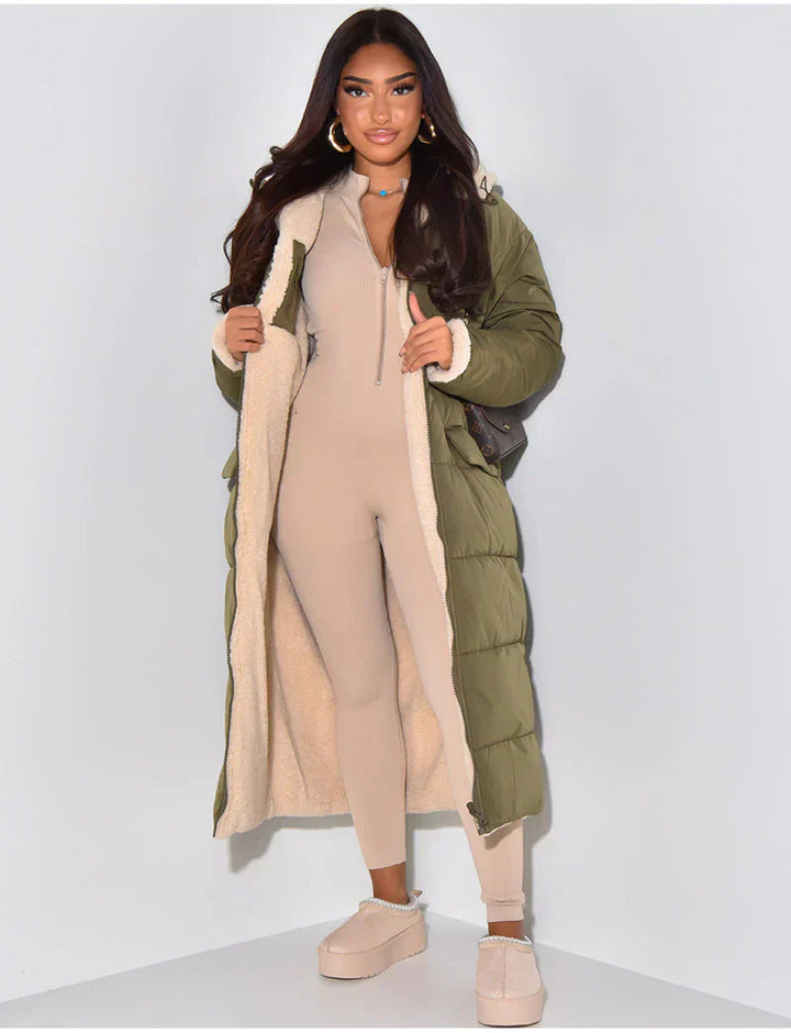 Sophia | Classic Black Insulated Winter Jacket