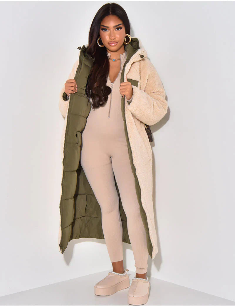 Sophia | Classic Black Insulated Winter Jacket