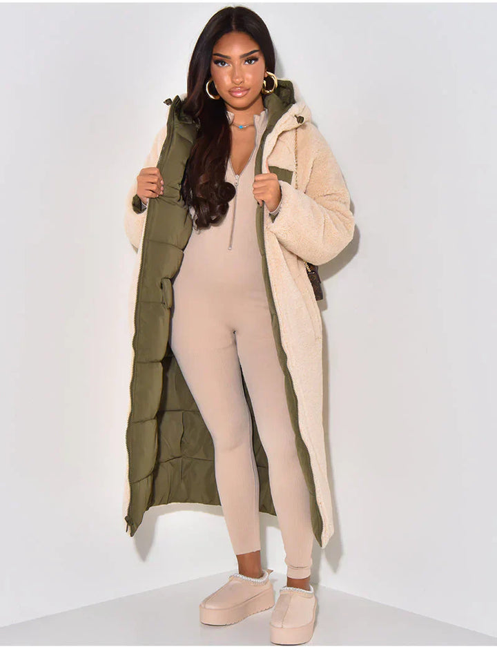 Sophia | Classic Black Insulated Winter Jacket