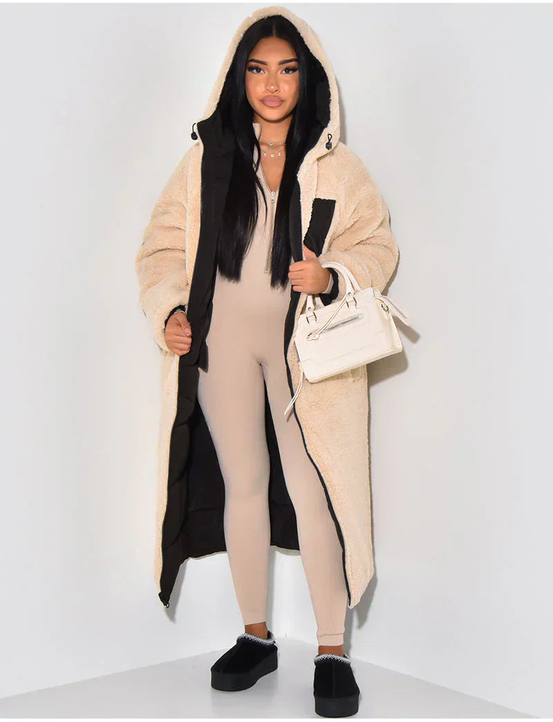 Sophia | Classic Black Insulated Winter Jacket