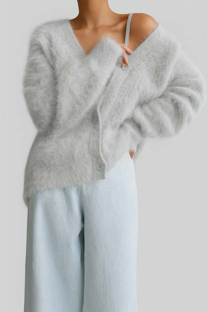 Serena | Refined Fine-Wool Knit Cardigan for Women