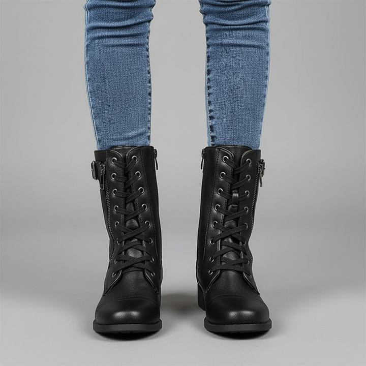 Mila | Orthopedic Side-Zipper Ankle Boots For Women