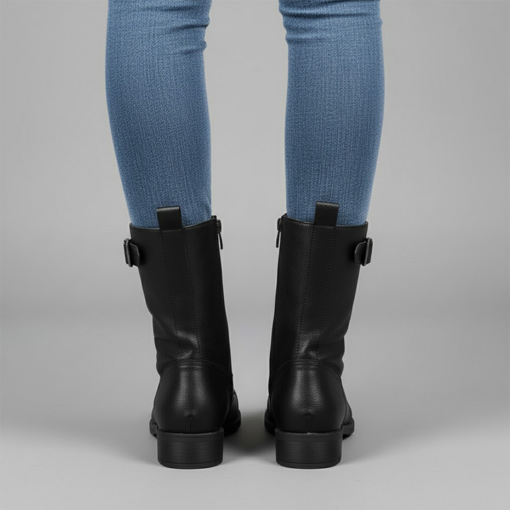 Mila | Orthopedic Side-Zipper Ankle Boots For Women