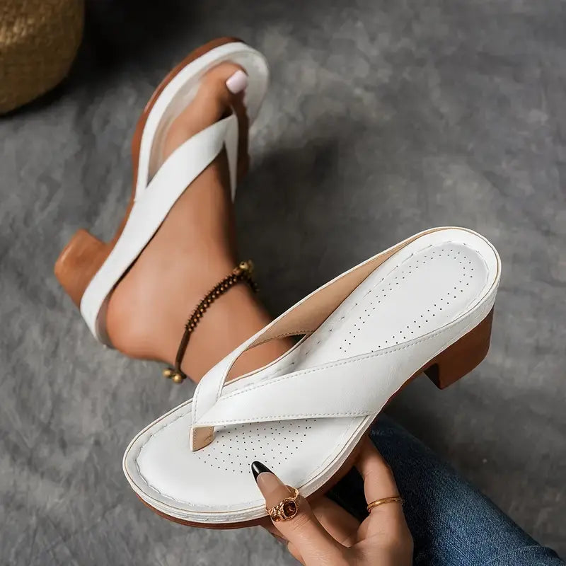 Marilyn | Cushioned Orthopedic Heeled Slippers For Women