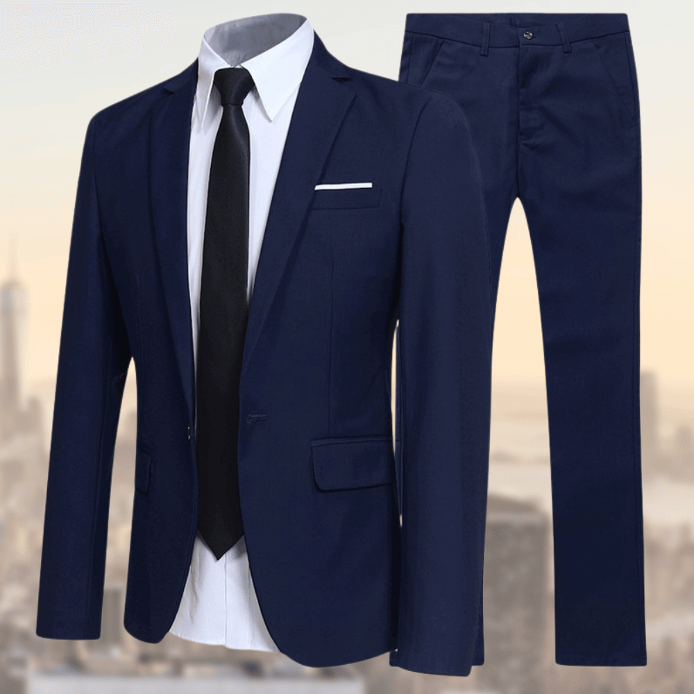 James | Men’s Elegant Comfort-Fit Two-Piece Suit