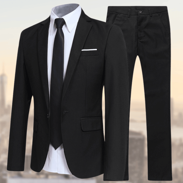 James | Men’s Elegant Comfort-Fit Two-Piece Suit