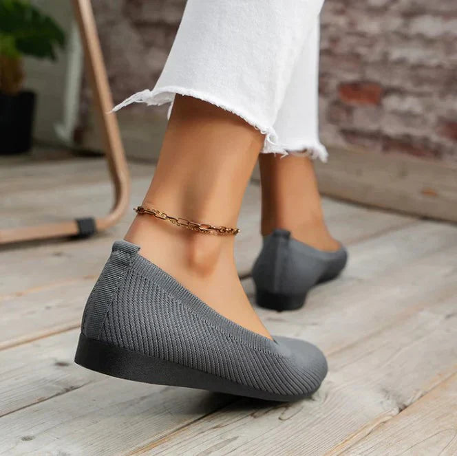 Ella | Women’s Knit Slip-On Ballet Flats
