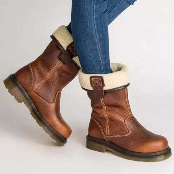 Aria | Luxe Cold-Weather Leather Boots for Women