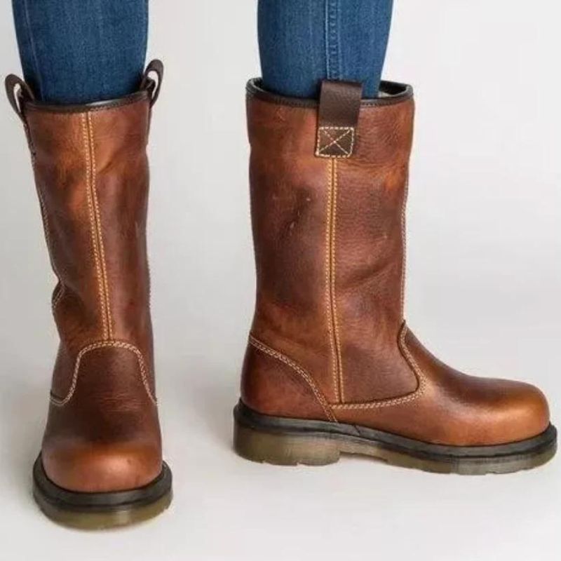 Aria | Luxe Cold-Weather Leather Boots for Women