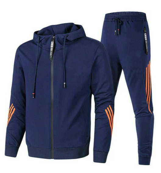 Ryder | Men’s Sporty Zip Jacket And Jogger Activewear Set